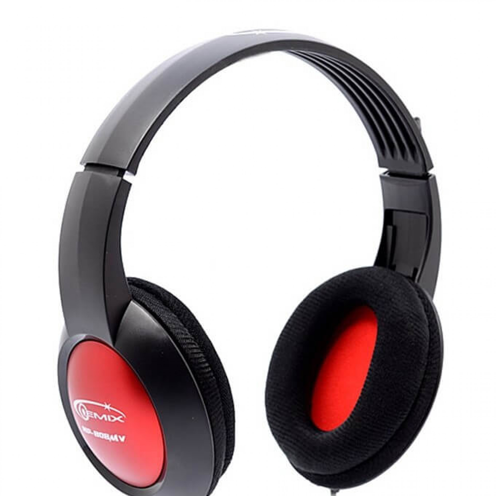 Наушники Gemix HP-808MV Black, 2 x Mini jack (3.5 мм), накладные, выдвижной микрофон, кабель 2.4 м